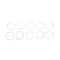 Bedford Precision Parts Bedford Precision Gaskets Kit of 10 for DeVilbiss JGS-72-K10 55-913 - alternate 2